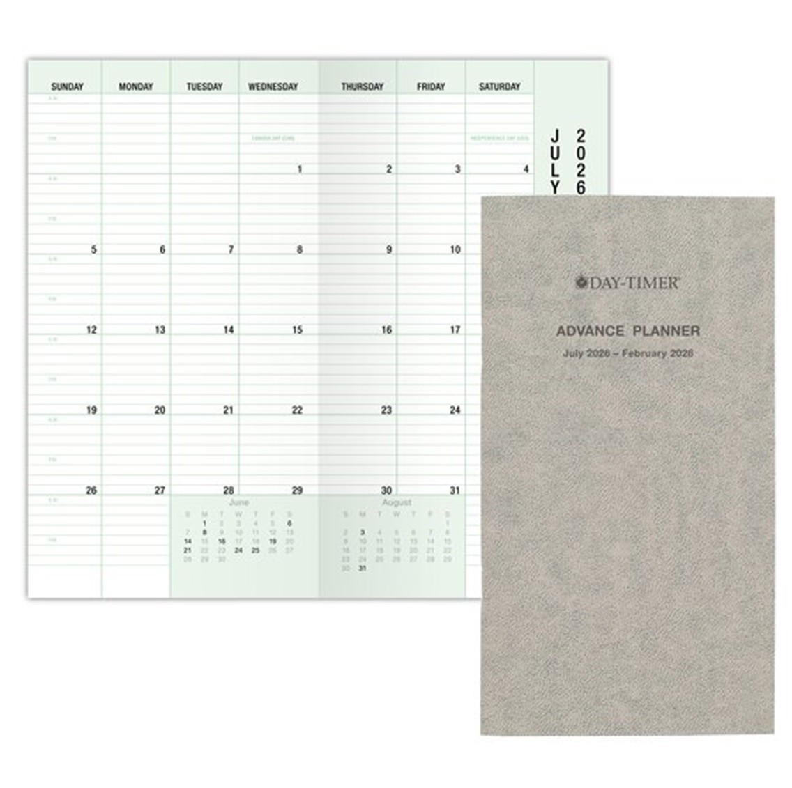 Day-Timer Jul26–Jun27, 1-Page/Day Planner Refill Pocket 3-1/2 x 6-1/2" +Extras