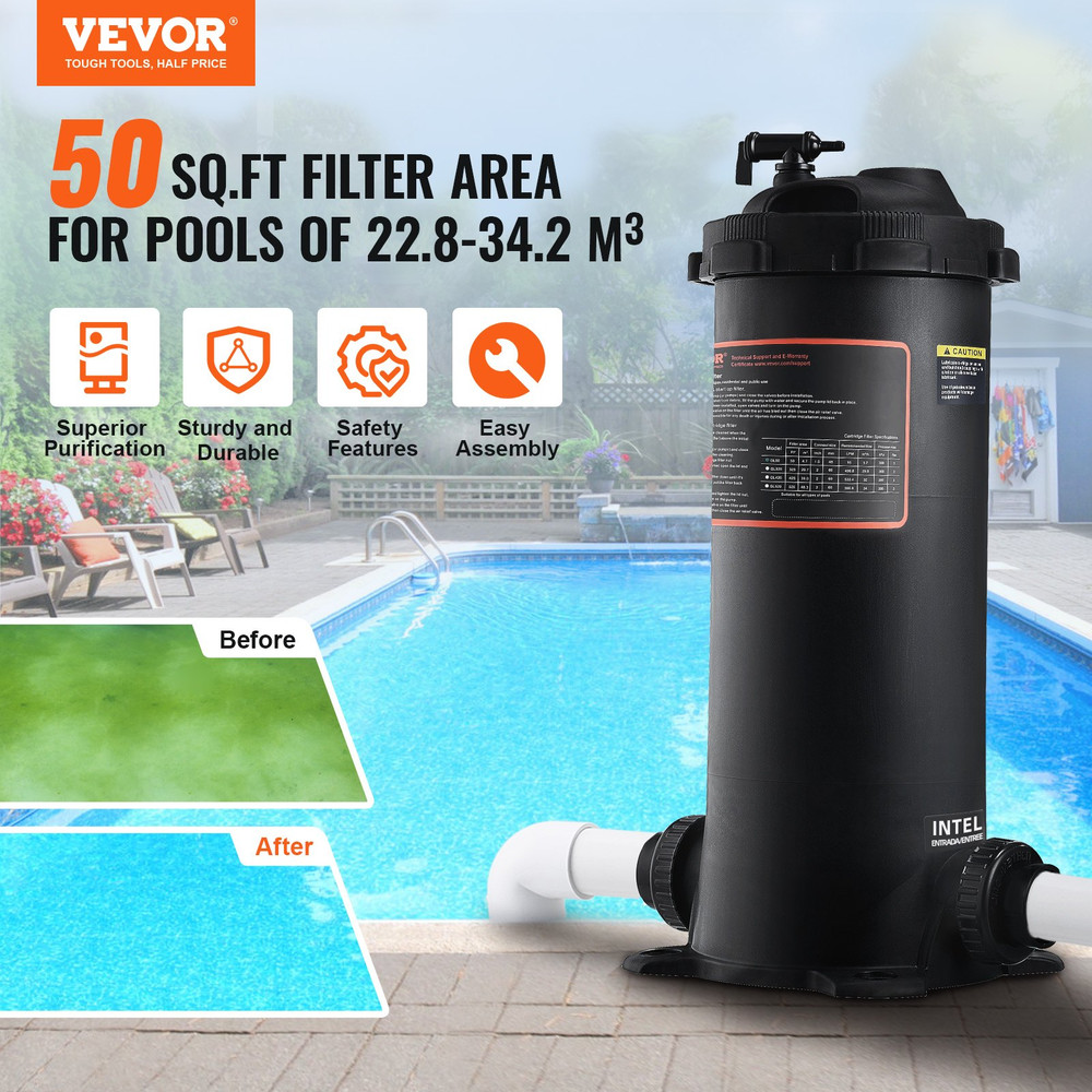 Cartridge Pool Filter, Inflatable Pool