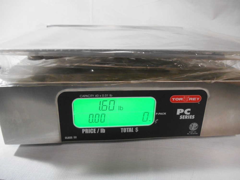 Tor-rey PC-40L, 40 x .01 lb Price Computing Scale ~ New