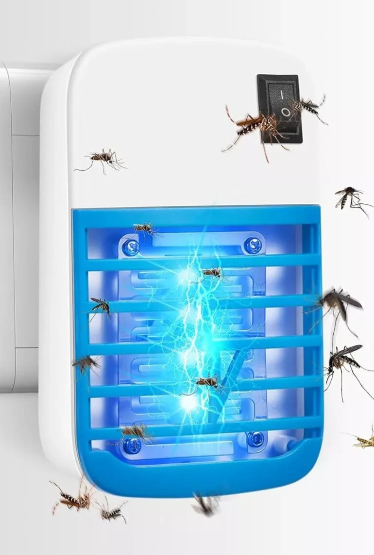 2/4/8Pcs Electric Plug In Mosquito Killer Zapper Lamp Indoor Fly Bug Insect Trap