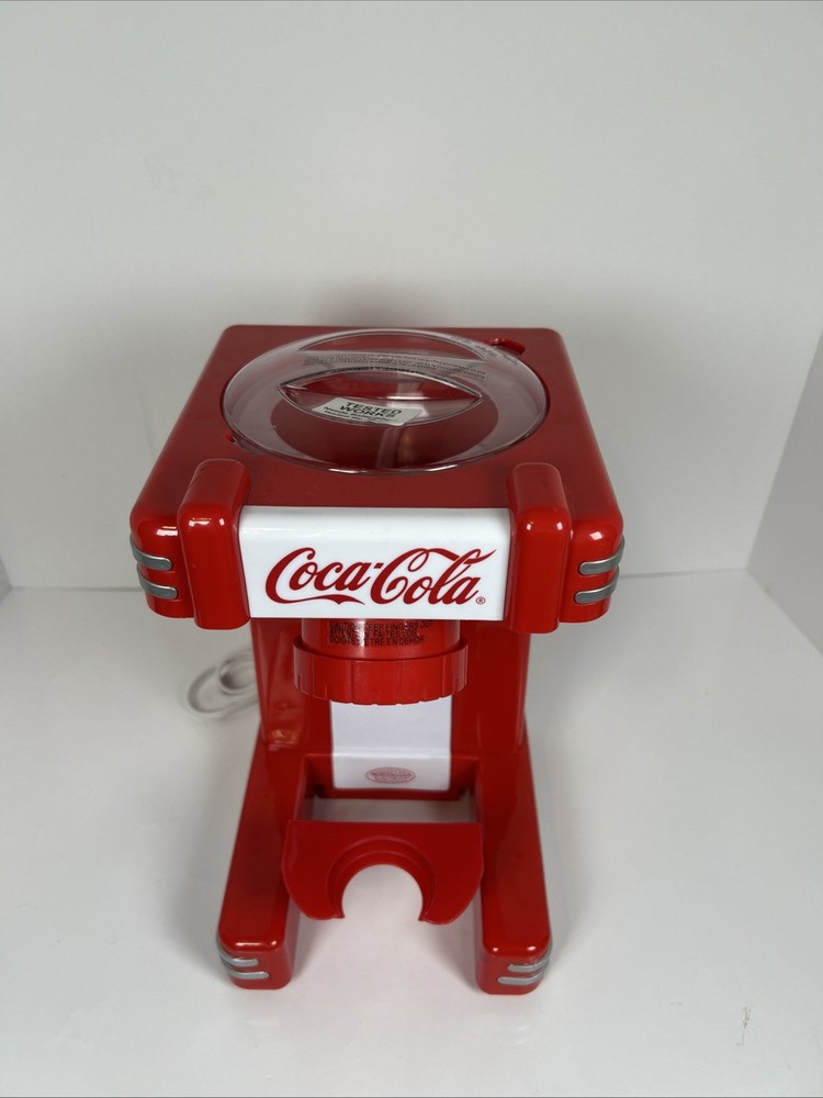 "COCA COLA “ Snow Cone Maker By Nostalgia Electrics Tested & Working New No Box