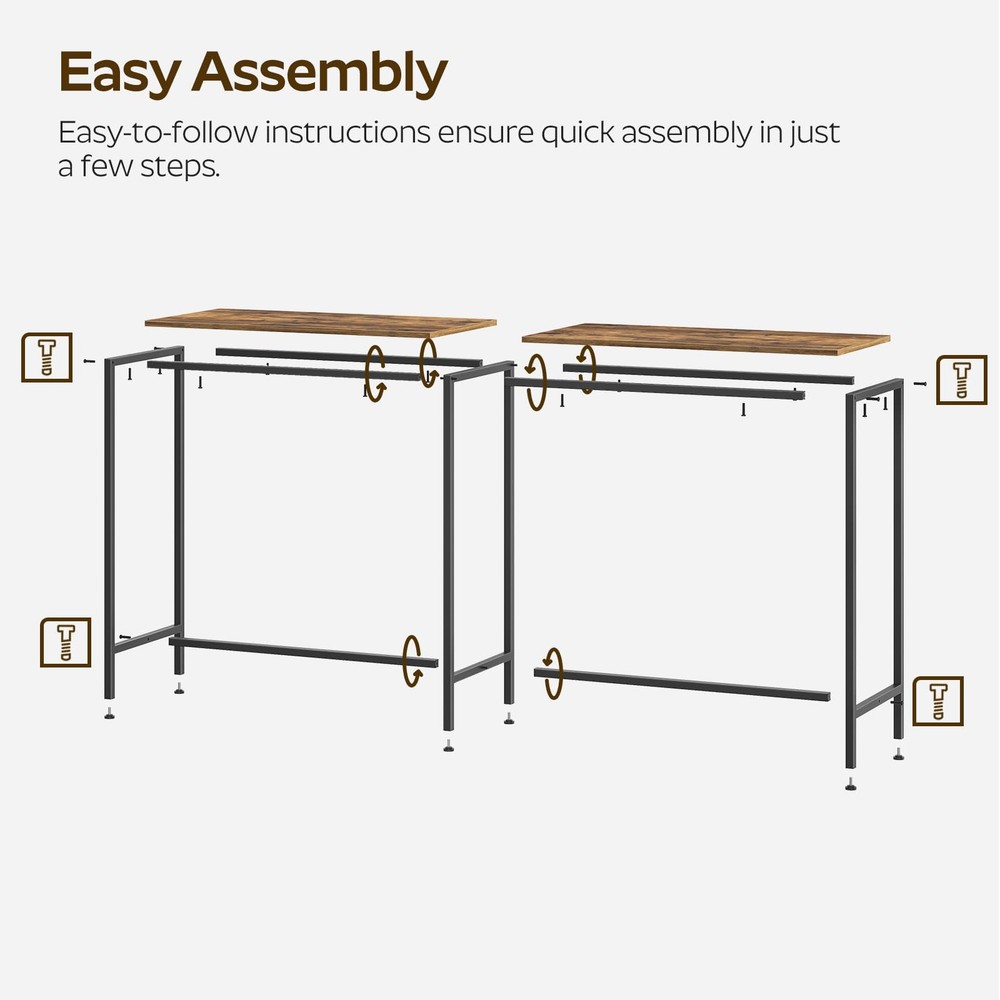 63" Long Bar Table, Counter Bar Height Table, High Top Table, Rectangular Bar...