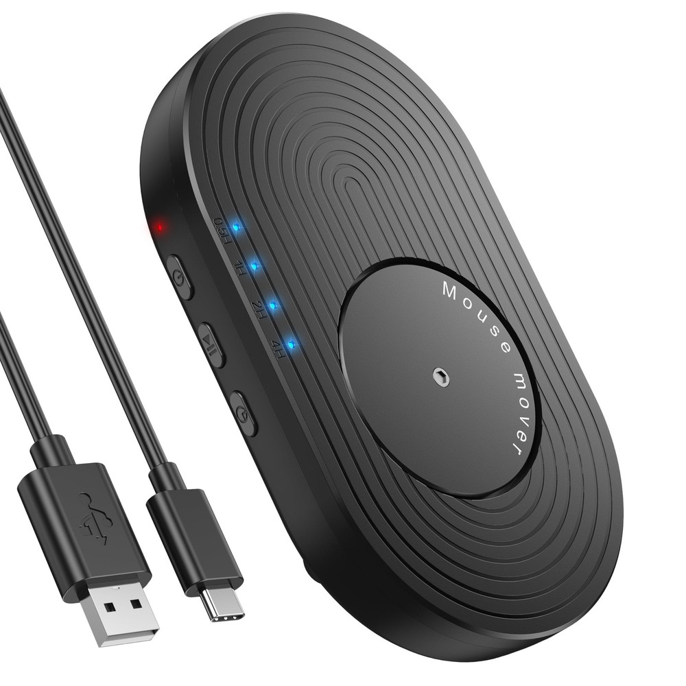 Mouse Jiggler Undetectable with Timer, Driver-Free Mouse Mover Wiggler Random...