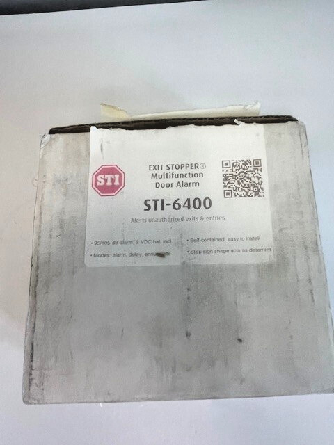 STI EXIT STOPPER UNAUTHORIZED EXIT DOOR ALARM STI-6400 NEW