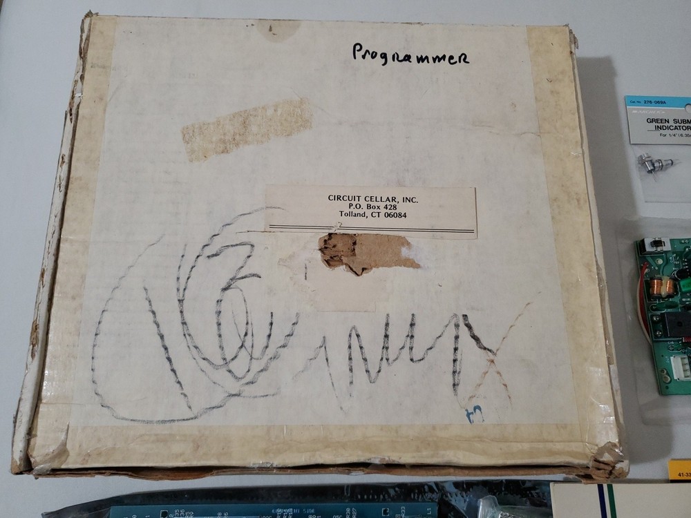 Vintage Circuit Cellar Serial EPROM Programmer 1986 Board Kit - UNTESTED AS IS