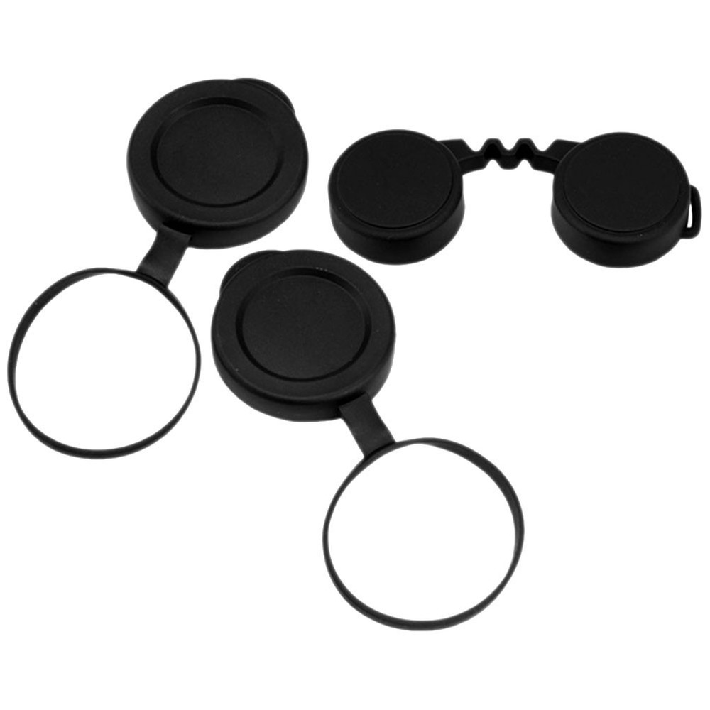 Binocular Lens Protective Rubber Caps Objective Covers for Optical Lens Guard