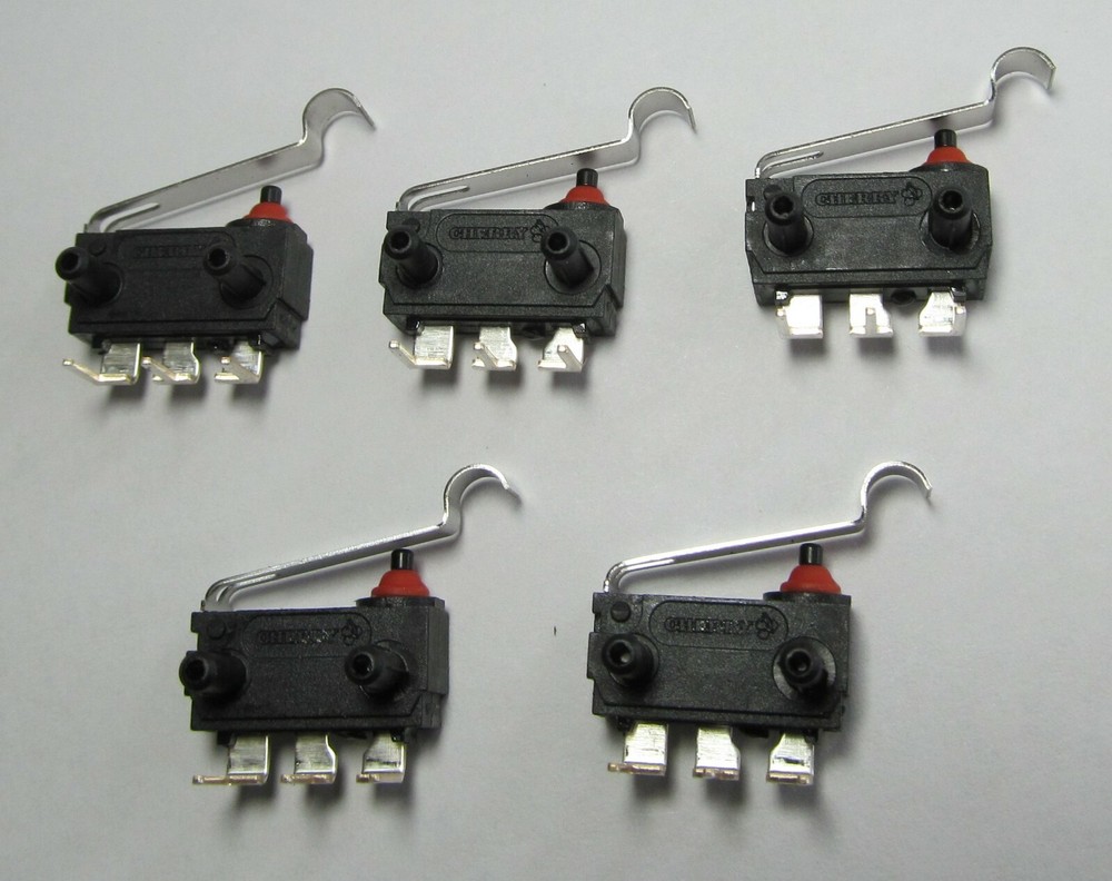 5-PACK ZF ELECTRONICS CHERRY DK1G-TRE1 SNAP ACTION SIMULATED ROLLER LEVER SWITCH
