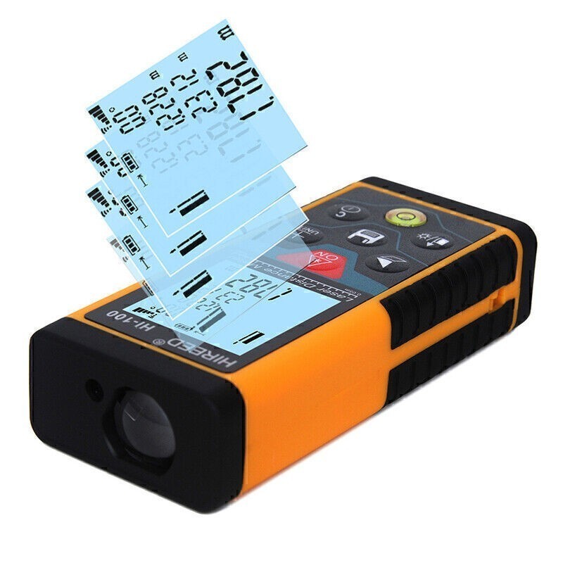 100M Precision Handheld Infrared Distance Meter Measuring Device Rangefinder