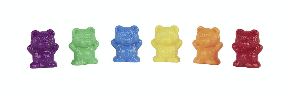 Office Depot Math Manipulative Bear Counters | Pre-K | Assorted Colors | 102 CT