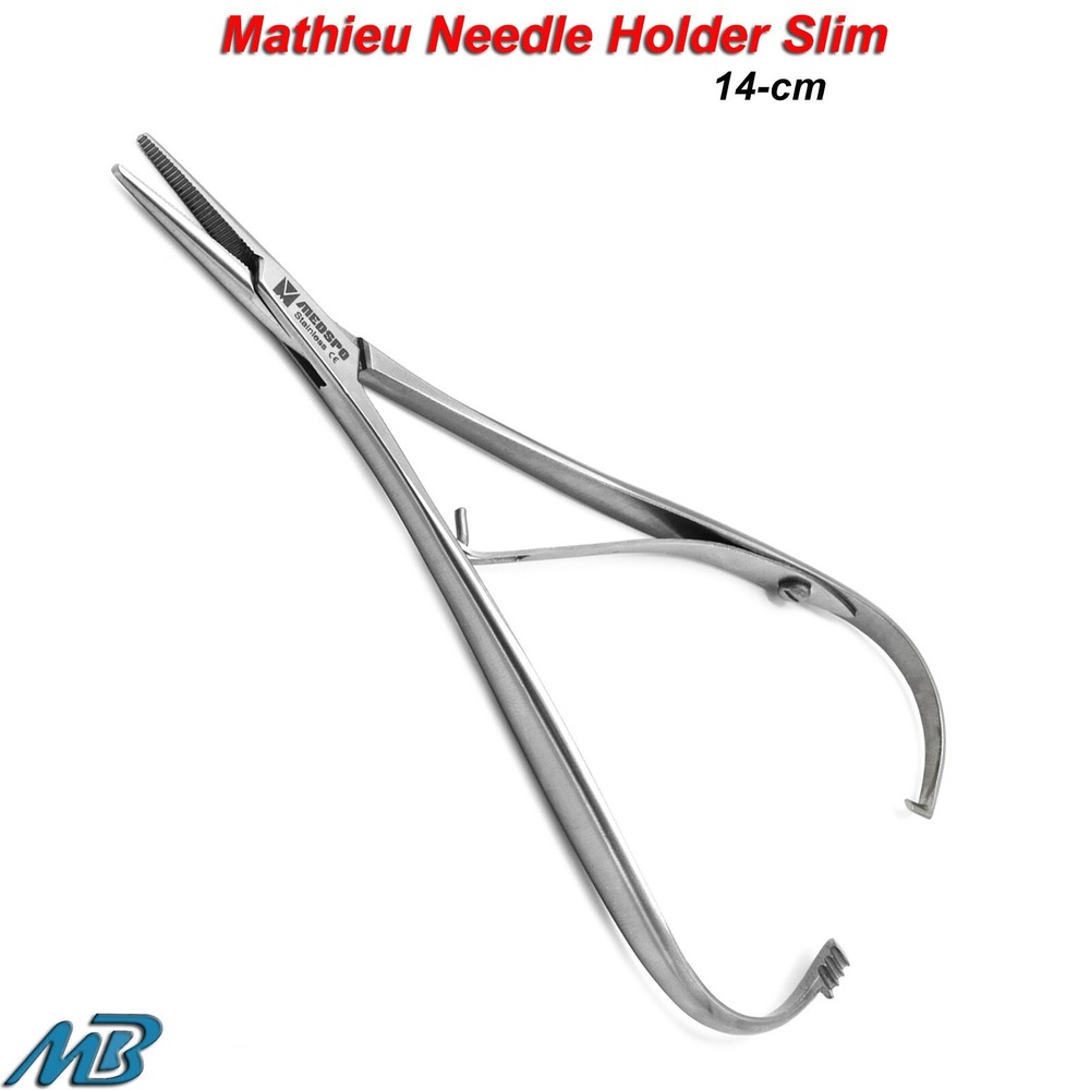 Dental Dressing Mathieu Needle Holder Surgical Suture Scissors Instruments Kit