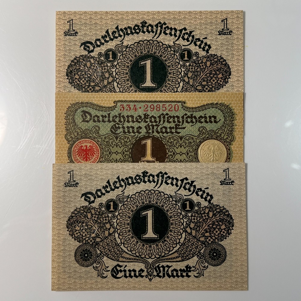 Authentic 100 Year Old **BEAUTIFUL Uncirculated** 1920 German 1 Mark, Must See!