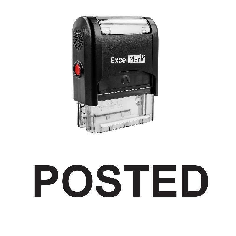 POSTED Stamp - Self-Inking / Black