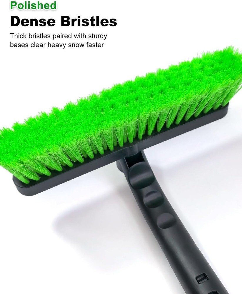 33 Inch Ice Scraper with Snow Brush for Car Windshield, Extendable Snow Scrap...