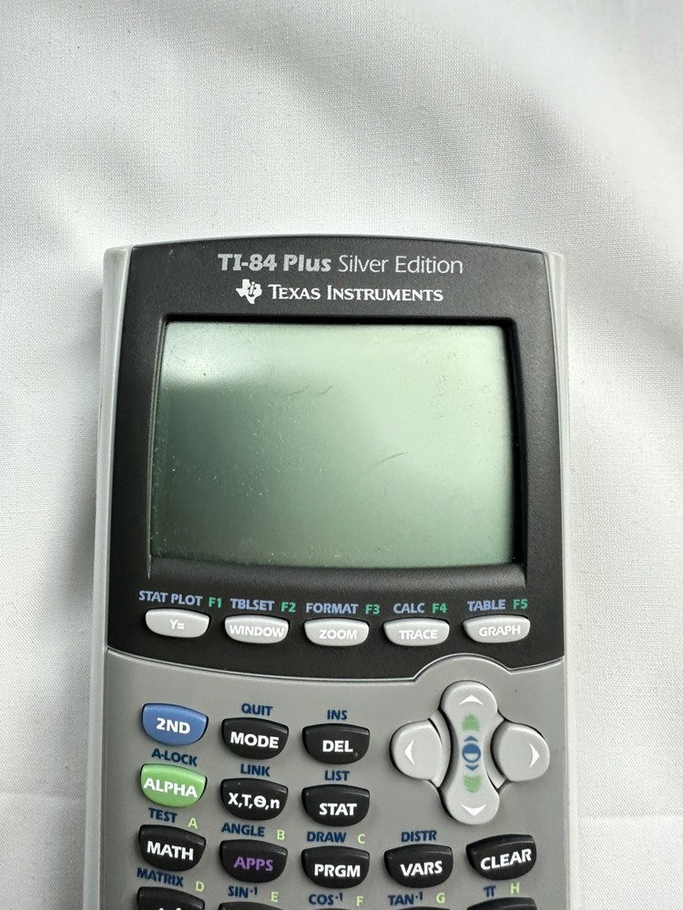 Texas Instruments TI-84 Plus Silver Edition Graphing Calculator Excellent Cond.
