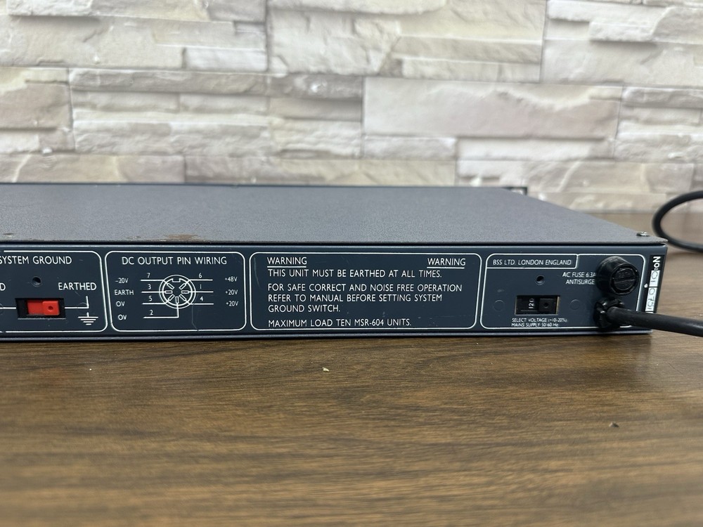 BSS MSR-602 Splitter Power Supply PSU