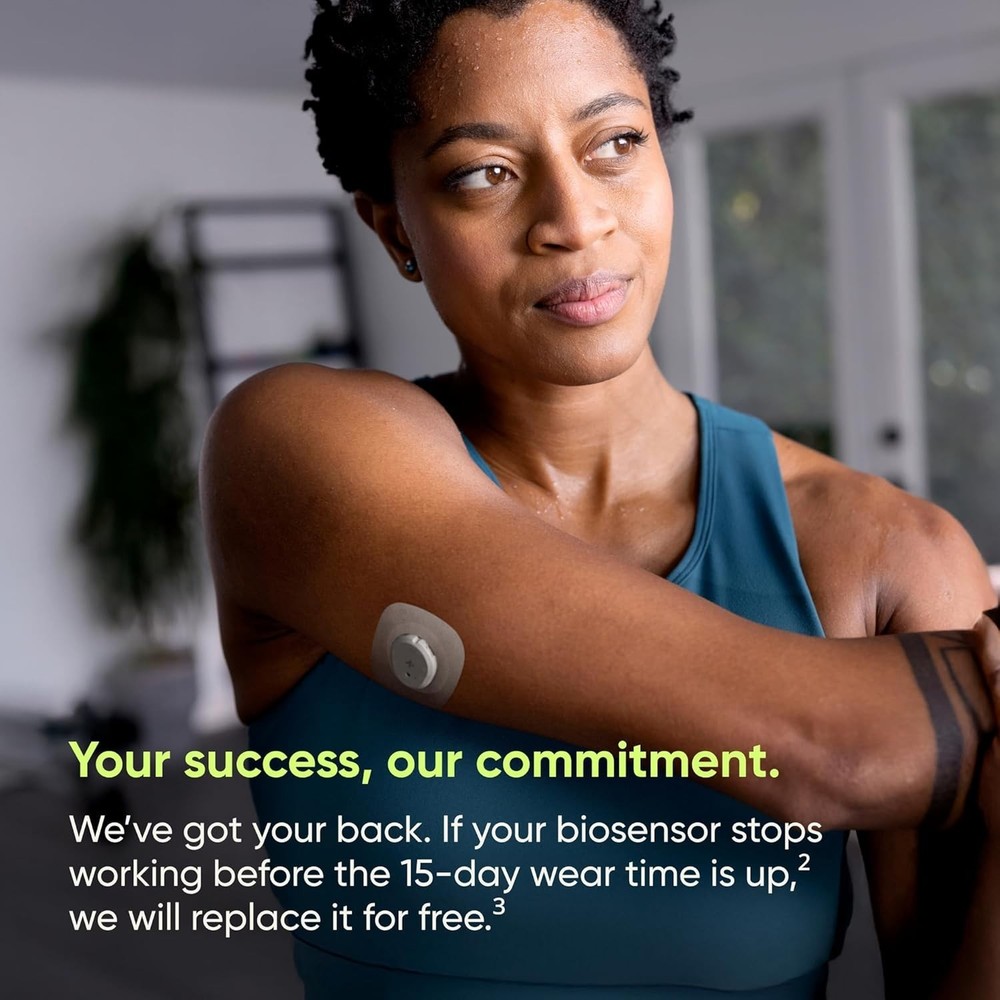 Stelo Glucose Biosensor by Dexcom CGM 2-Pack – 24/7 Glucose Tracking