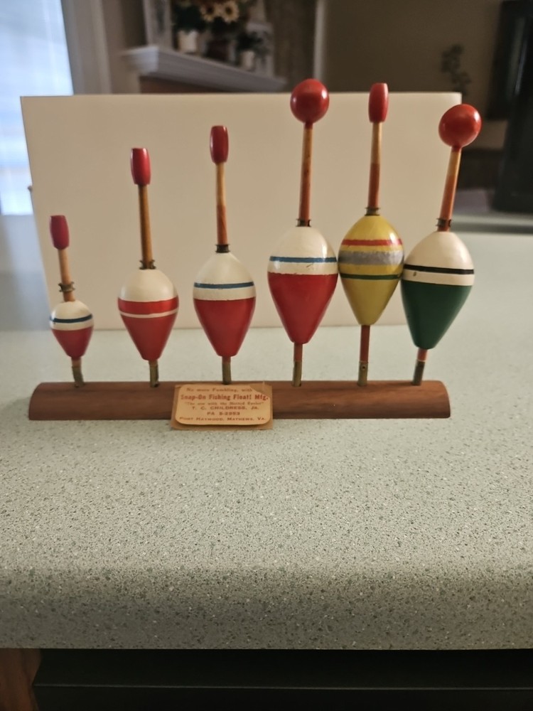 Vintage T.C. Childress Float/Bobber Display
