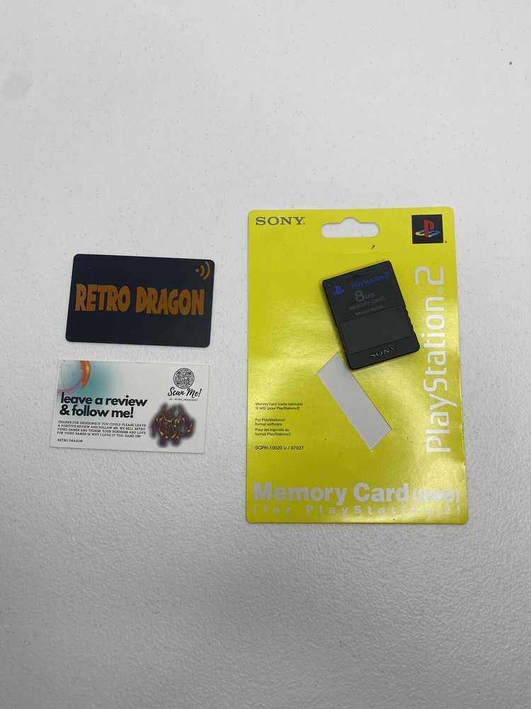 Official Sony PlayStation 2 Memory Card PS2 Authentic MagicGate 8MB SCPH-10020