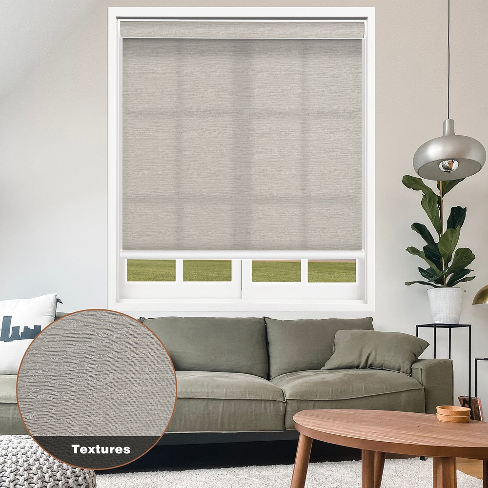 CUSTOM Cut Changshade Cordless Window Blinds Light Filtering Roller Shades