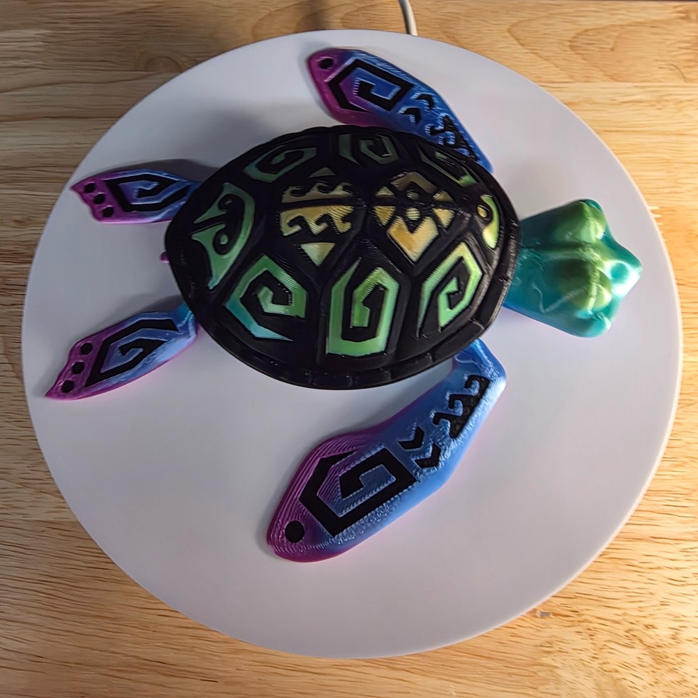 Sea Turtle Flexi, 3D Printed Items