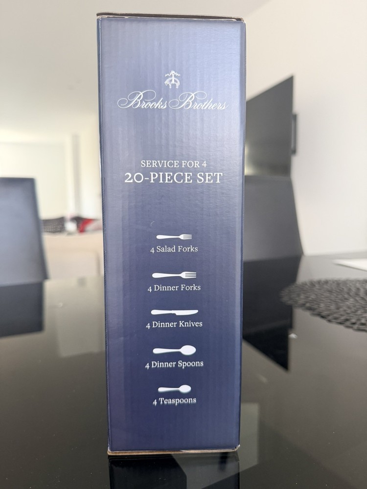 Brooks Brothers 20pcs Flatware set