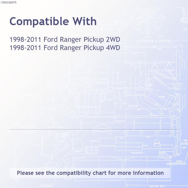 Replacement Black Textured Plastic Tailgate Handle (See compatibility Chart)