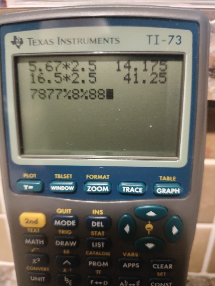 Texas Instruments TI-73 Explorer Graphing Calculator Tested With Manual WORKS