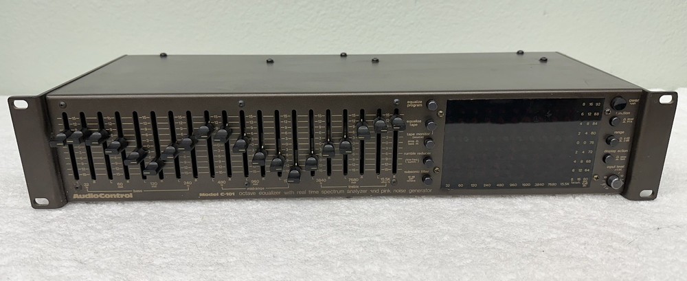 AUDIO CONTROL C-101 EQUALIZER / SPECTRUM ANALYZER