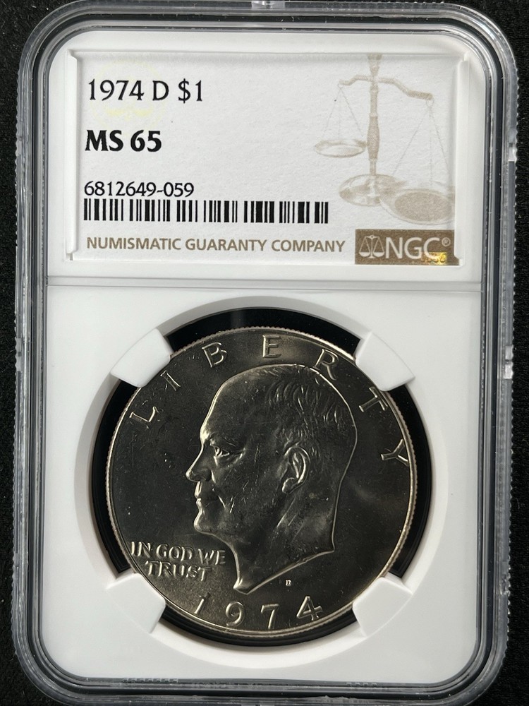 1974-D  $1 Eisenhower Dollar NGC MS65      6812649-059