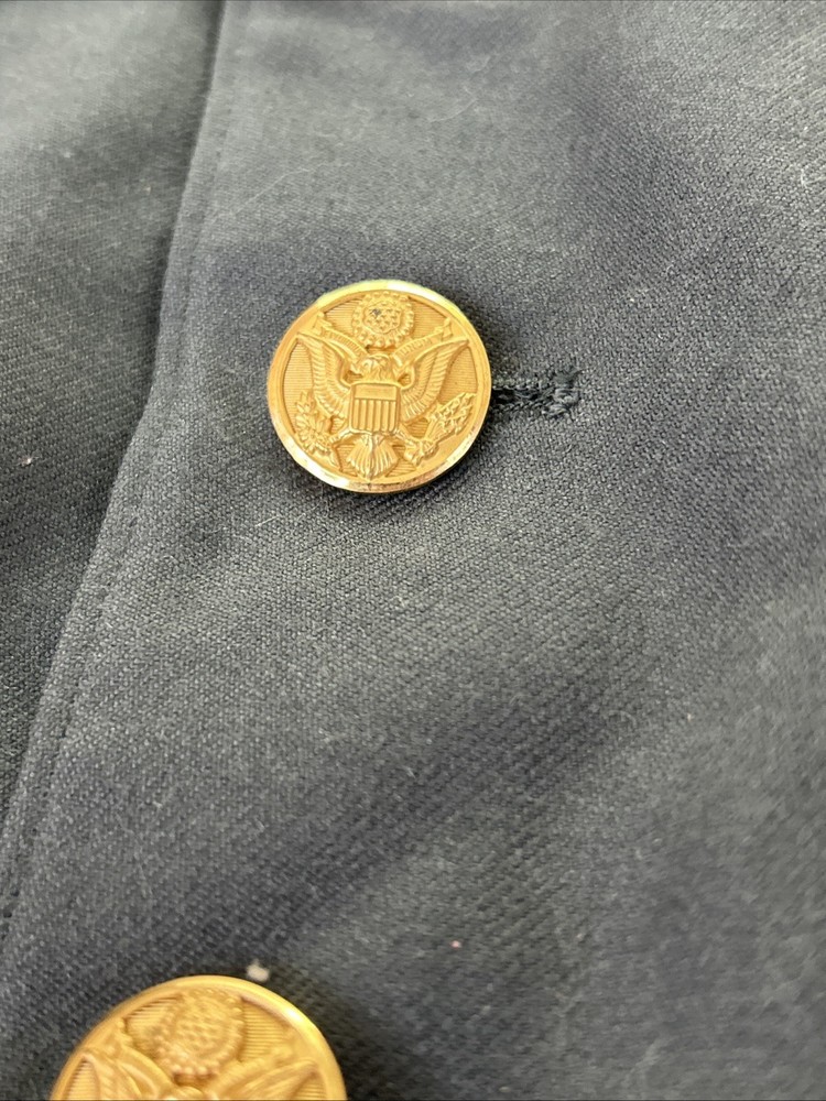 Vintage US Army Class A Wool Jacket VII Corps Patch Cold War Germany 42R