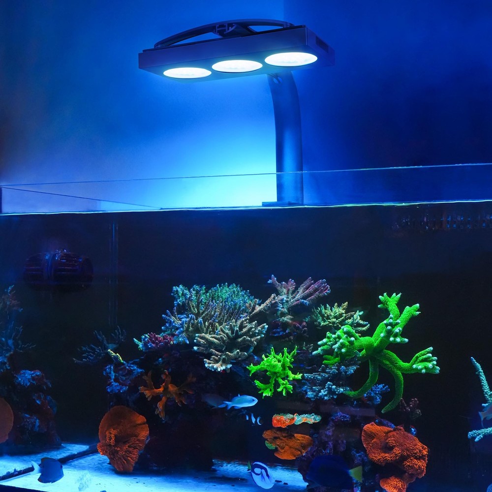 NICREW HyperReef 200 Gen 2 Reef LED Light, 200W 200 2, Black