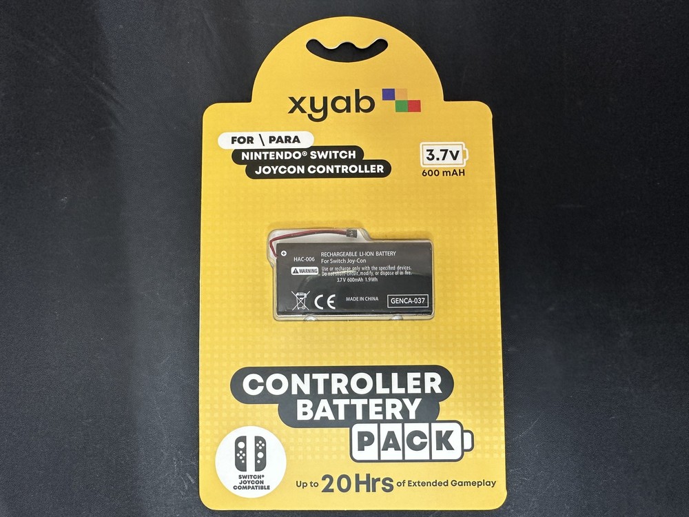 Xyab Battery Pack 3.7V 600MAH For Switch Joycon Controller For Nintendo