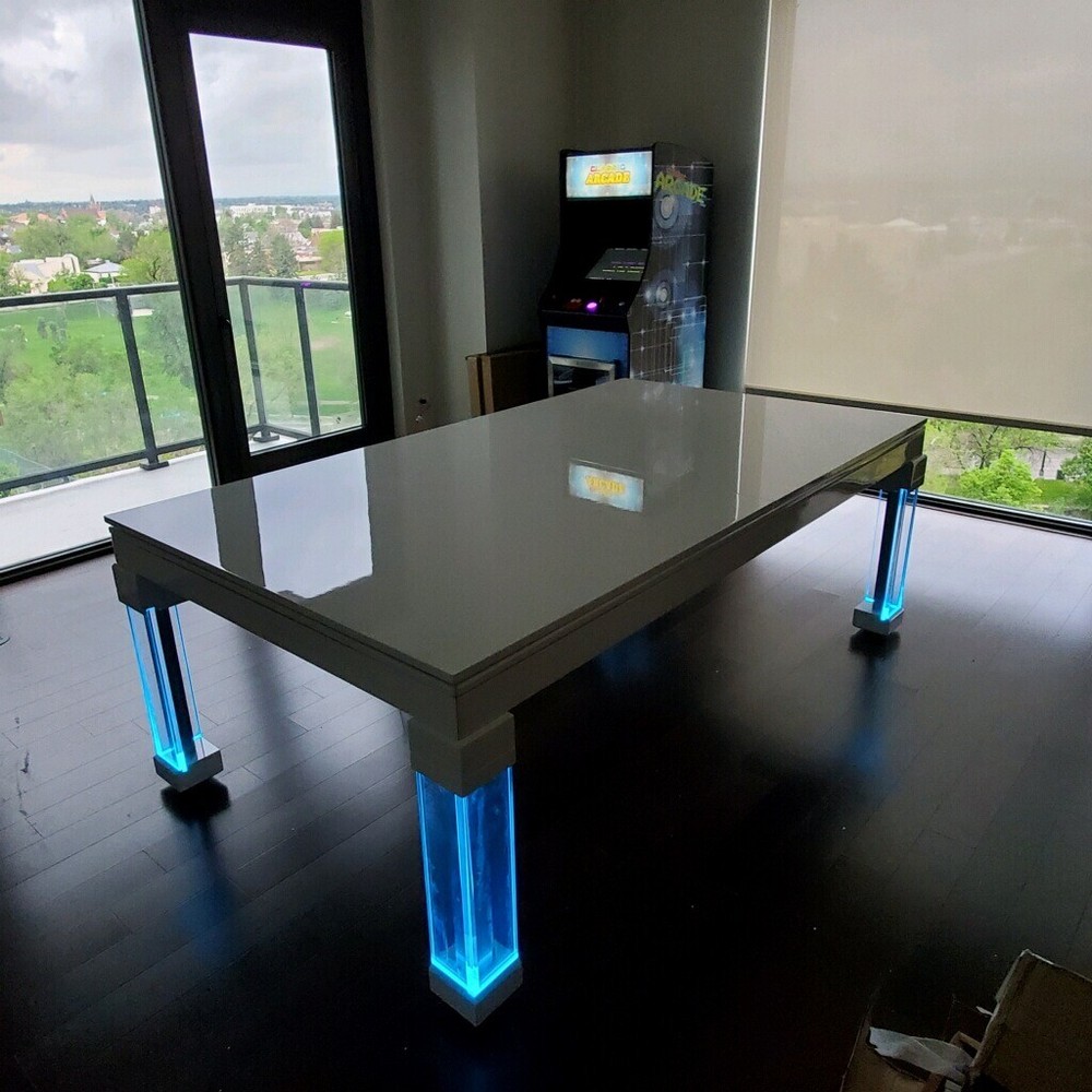 LUXURY CONVERTIBLE DINING POOL TABLE Bespoke Billiard Dining Fusion MONACO 8 ft