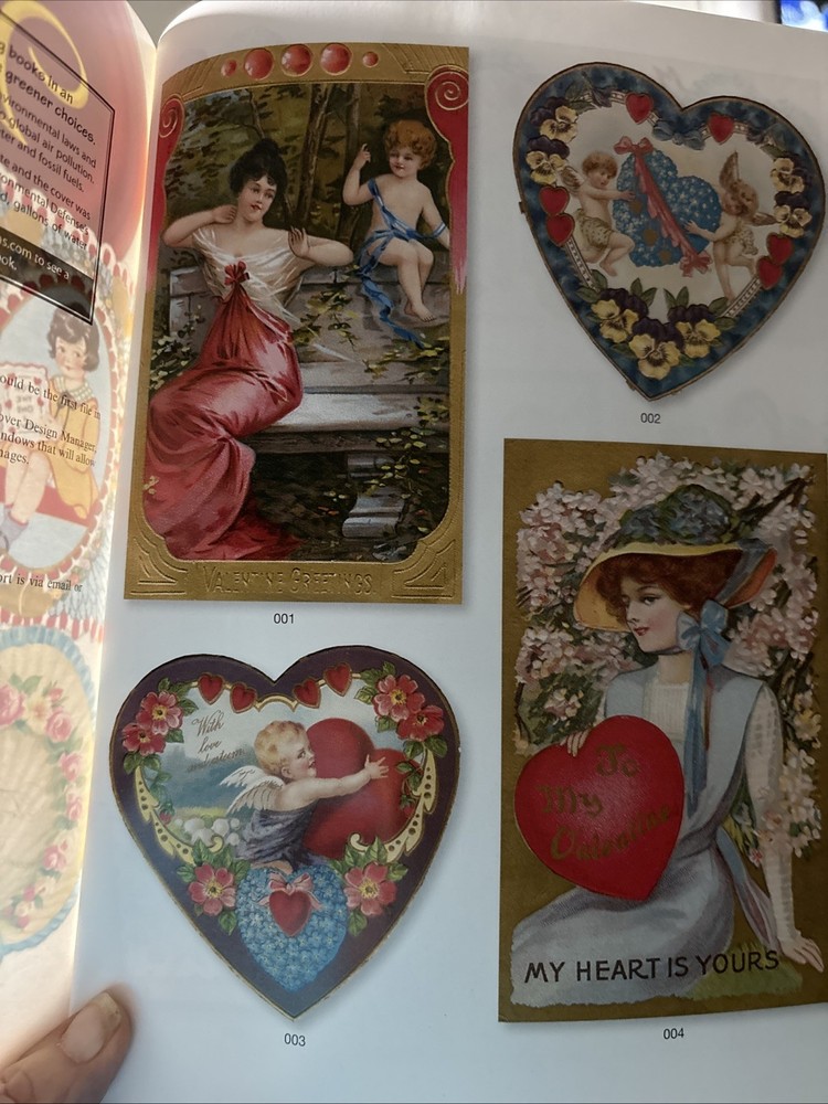 Vintage Valentines CD ROM & Book By Dover