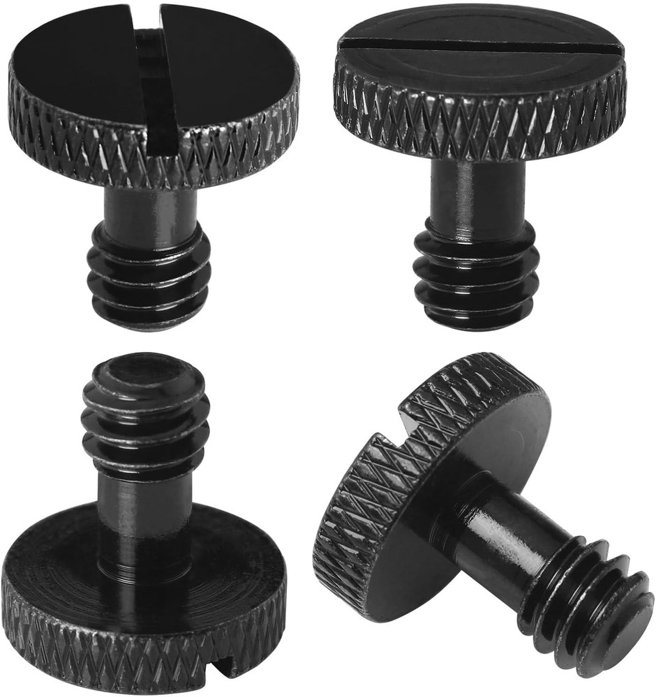 Camera Screw LUORNG 4PCS 1/4 Slotted for Ttripod Quick Release...