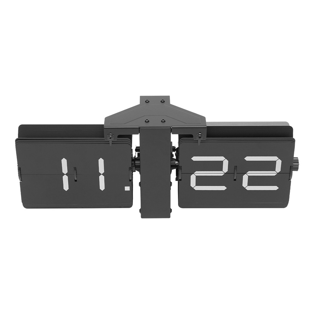 Wall Clock Tabletop Flip Clock Battery Operated Digital Display Screen New