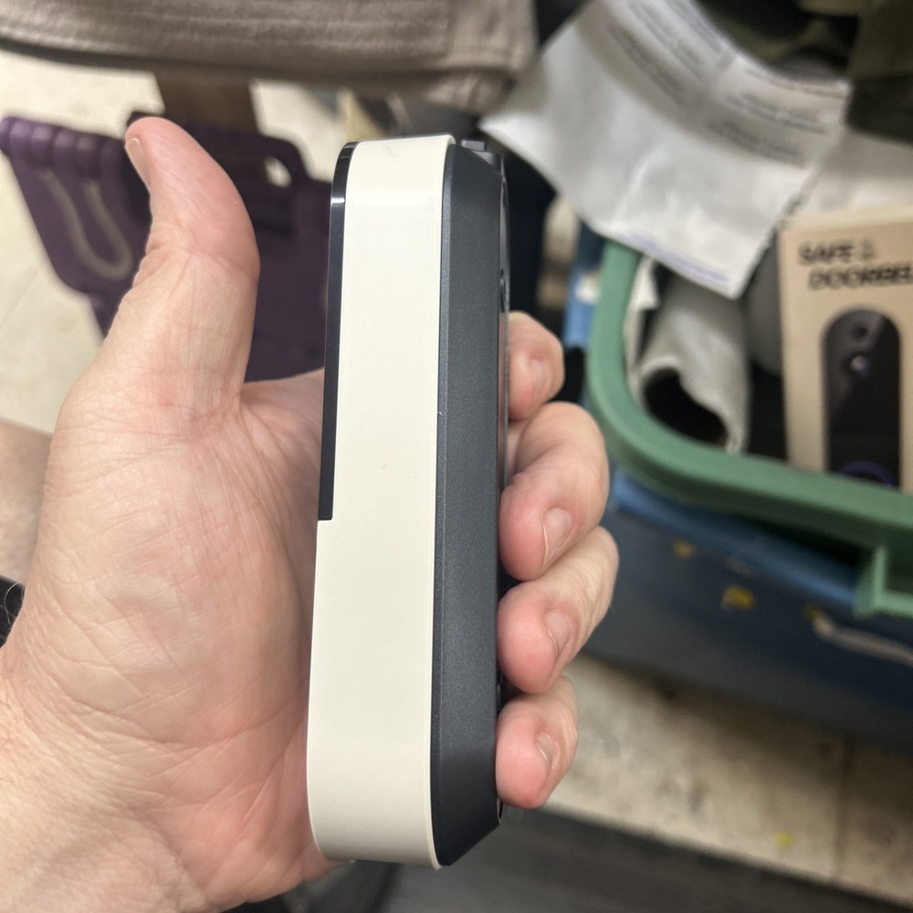 Safe Doorbell, Smart Security for Your Doorstop, Black