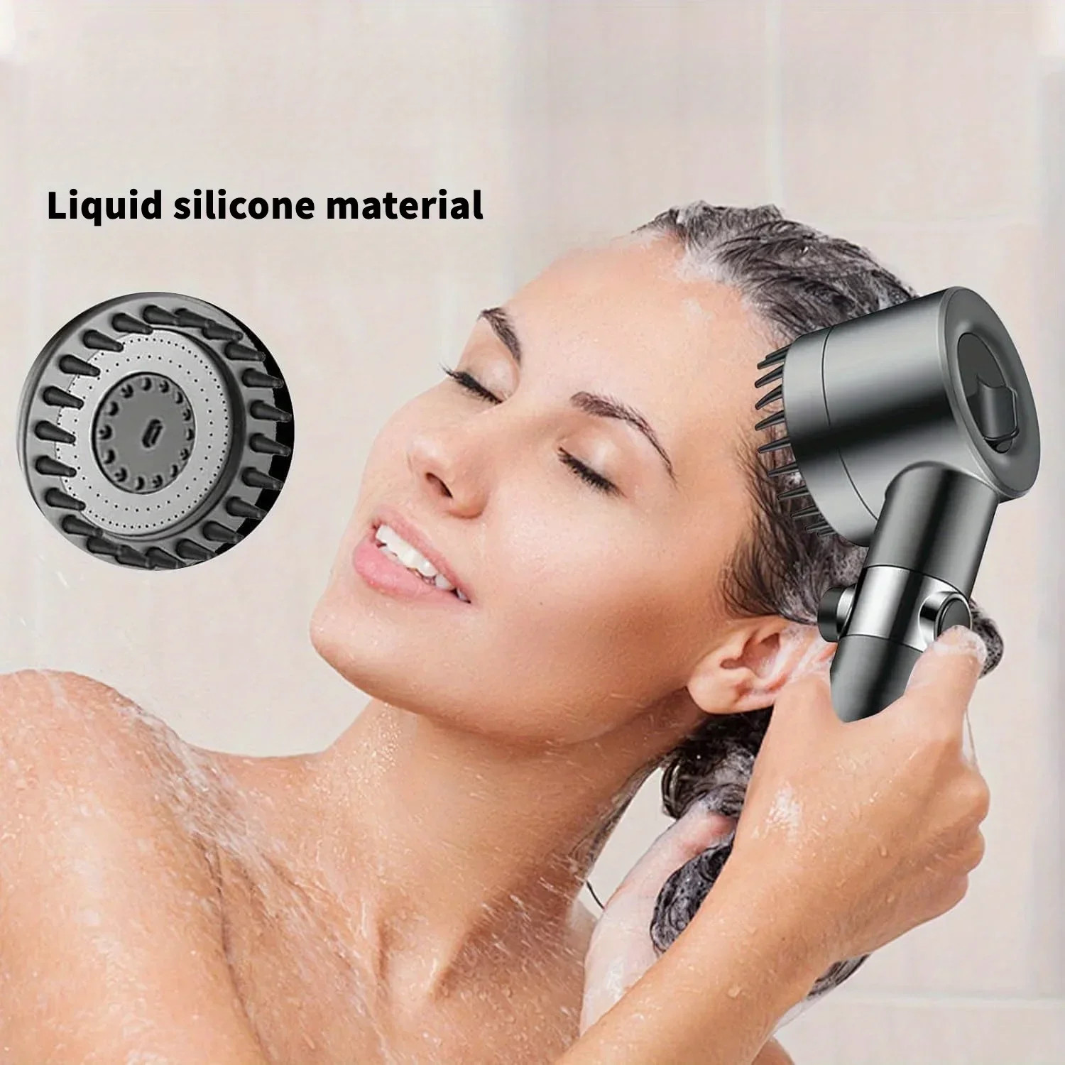 Ion Drops Filtered Showerhead with Hose - Handheld Shower Head for Enhanced Wate