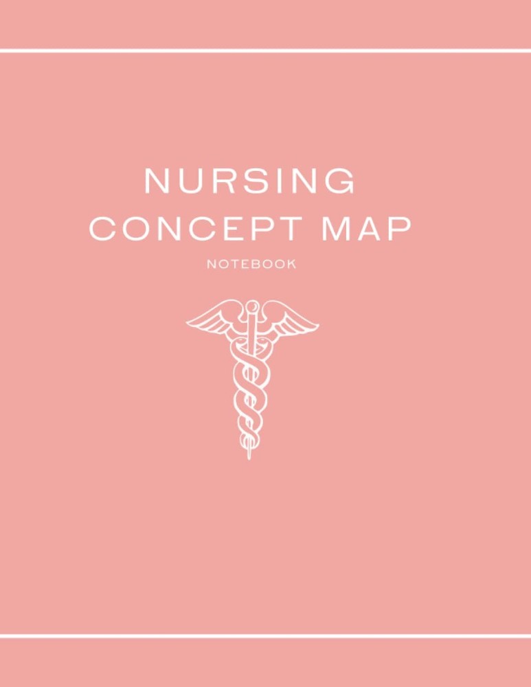 Nursing Concept Map Notebook/Workbook | Nursing Blank Templates | Perfect for Nu