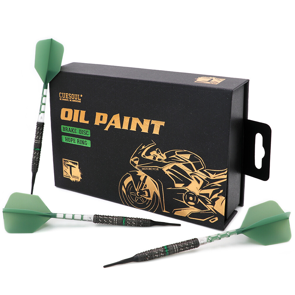 CUESOUL 2022 929 New Launch BRAKE DISC 19g Soft Tip 90% Tungsten Dart Sets