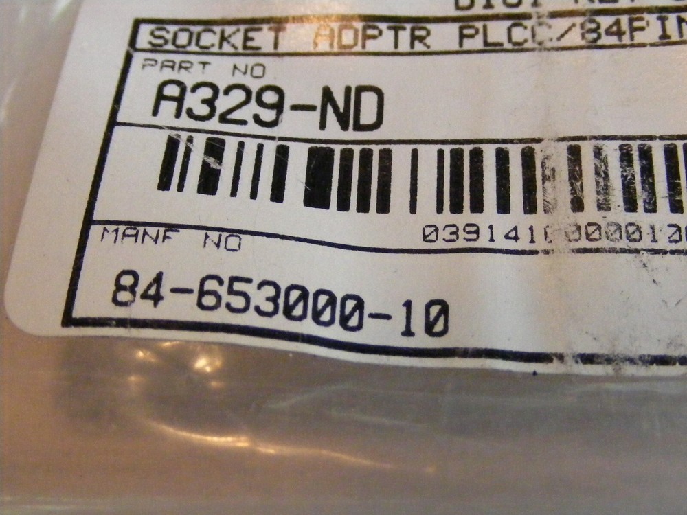 Aries Socket Adapter 84-653000-10 PLCC/84PIN .600 DIP (a37)