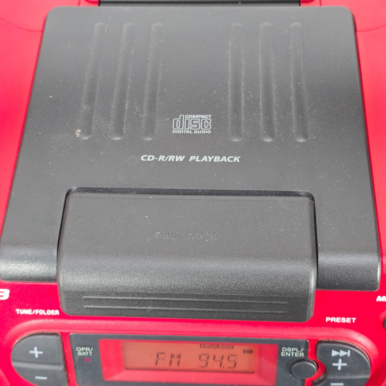 Sony ZS-H10CP Radio Boombox AM/FM/CD Portable Heavy Duty Water-Resistant