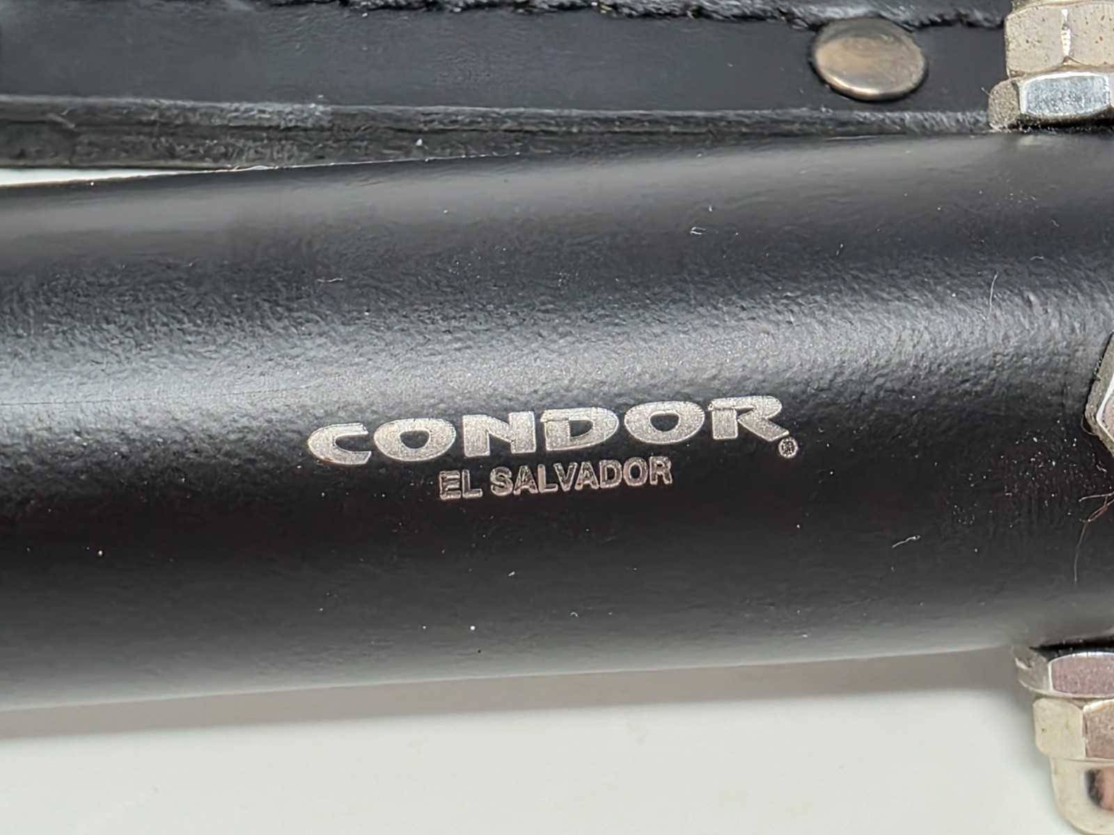 Condor Tool & Knife Asmat Dagger and Shaft Black Carbon Steel Spear