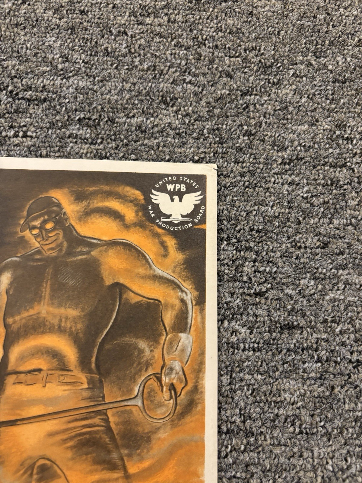 Original WWII Production Factory Poster Pour It On!