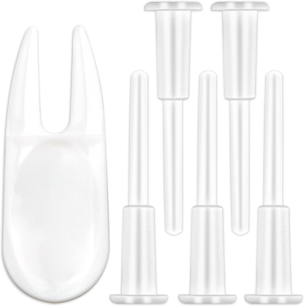 5 Air Stopper Plugs + 1 Remover Tool – Exercise Ball Plug Replacement Kit for...