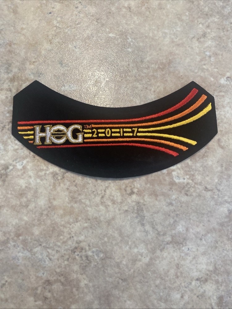 2017 Harley Davidson Owners Group HOG Rocker Patch Rocker Vest New