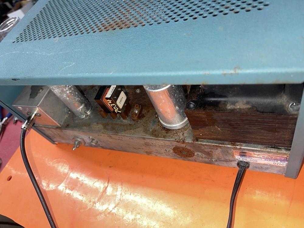 Heathkit DX 60B ESTATE FIND Works 40 Cw 10 Watts Out Only Moisture Damage On Fra