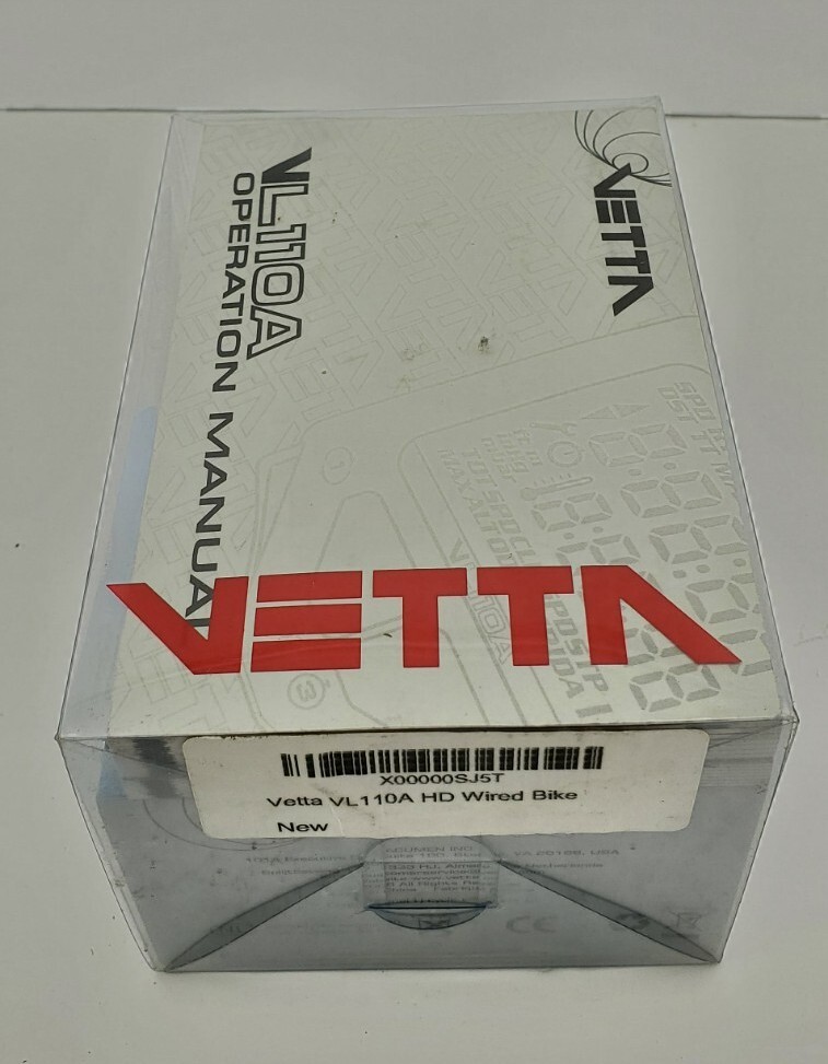 Vetta Smart Lite Bike Computer VL110A Altimeter Smartlite Computer