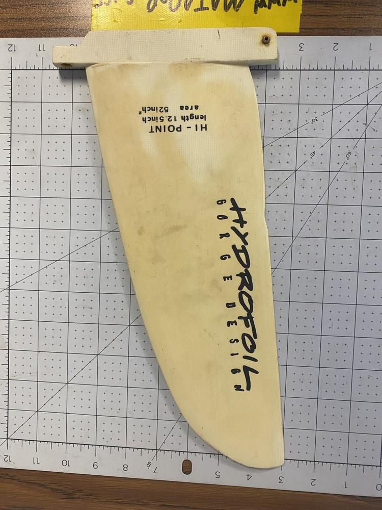 Hydrofoil Surf  12.5” Surfboard Fin Used  80s