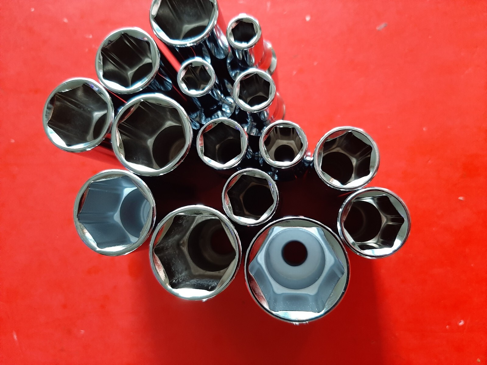 NEW Craftsman Tools 15 Piece Deep 3/8" METRIC MM 6 Point Socket Set 6-19mm +21mm